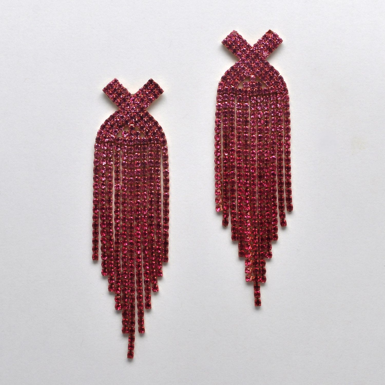 CC0080E69G ROSE/G  DBL XX TOP OMBRE TASSL EAR