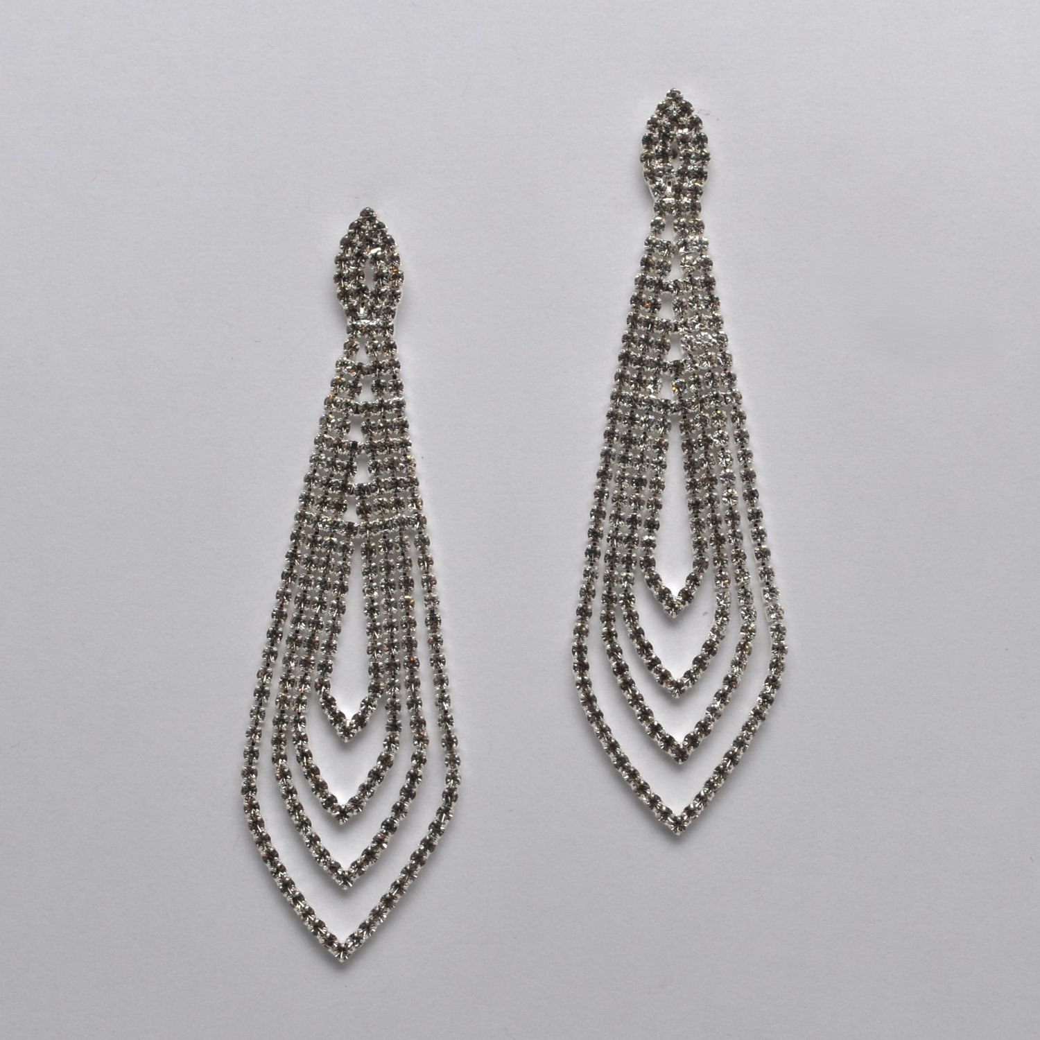 CC0078E1S CRYS/S OPEN MARQUISE STYLE MULTI LINE ER