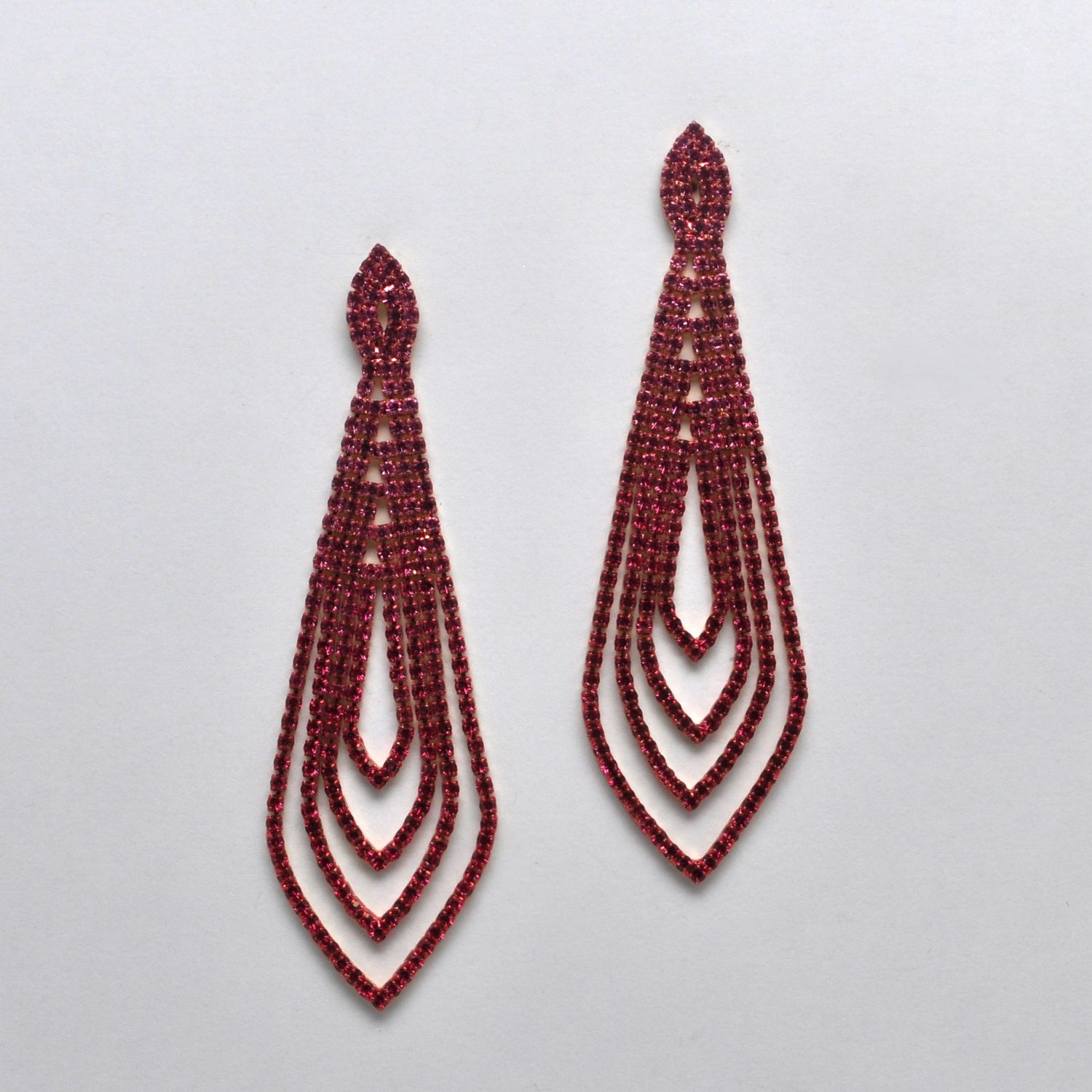 CC0078E69G ROSE/G OPEN MARQUISE STYLE MULTI LINE ER