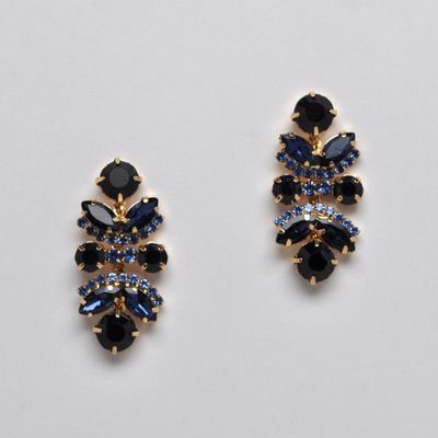 CC0063E8G NAVY/S SHORT CSDNG FLWR-SHPS EAR