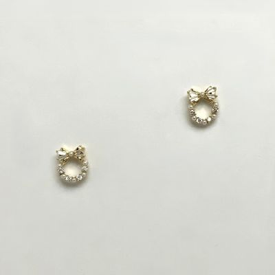 LB13041E4G54 LTCOL/OLIVE CZ DBLE EMERALD CUT DANGLE  EAR