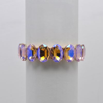 QQ3439B29G  FU-AB/G OVAL STONE STRETCH BRCLT