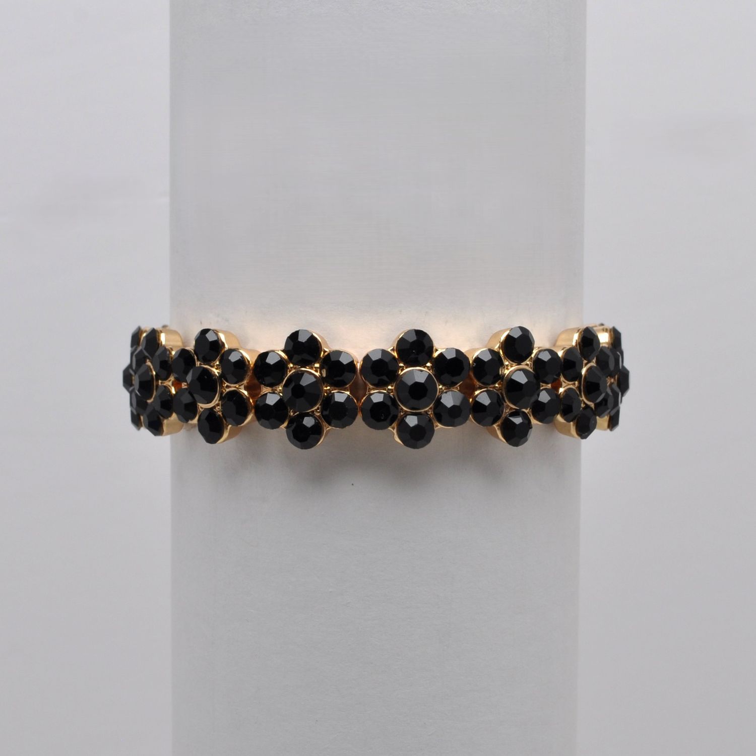 QQ1861B2G  JET/G  SM ROUND FLWR DESIGN BRCLT