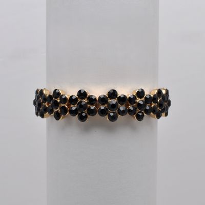 QQ1861B2G  JET/G  SM ROUND FLWR DESIGN BRCLT