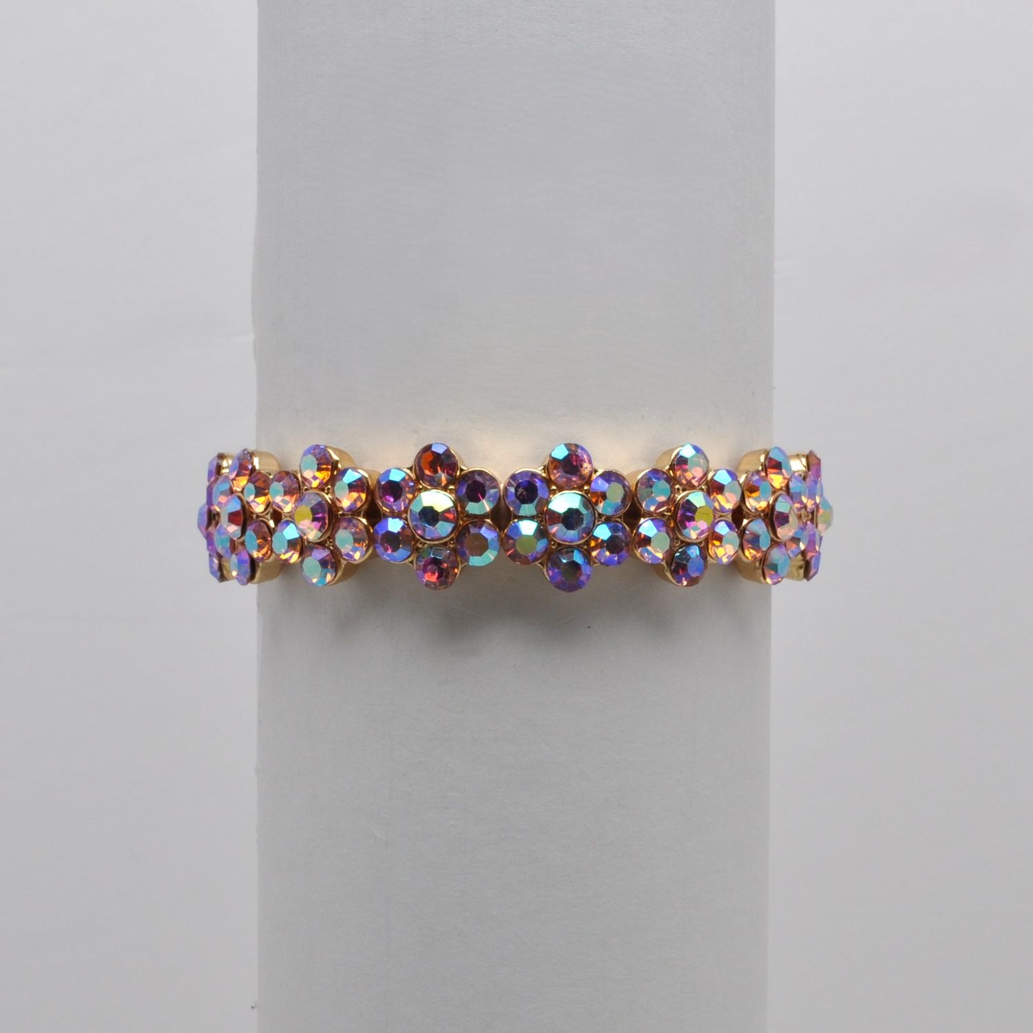 QQ1861B4G  LTCOL/G  SM ROUND FLWR DESIGN BRCLT