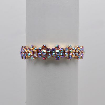 QQ1861B4G  LTCOL/G  SM ROUND FLWR DESIGN BRCLT