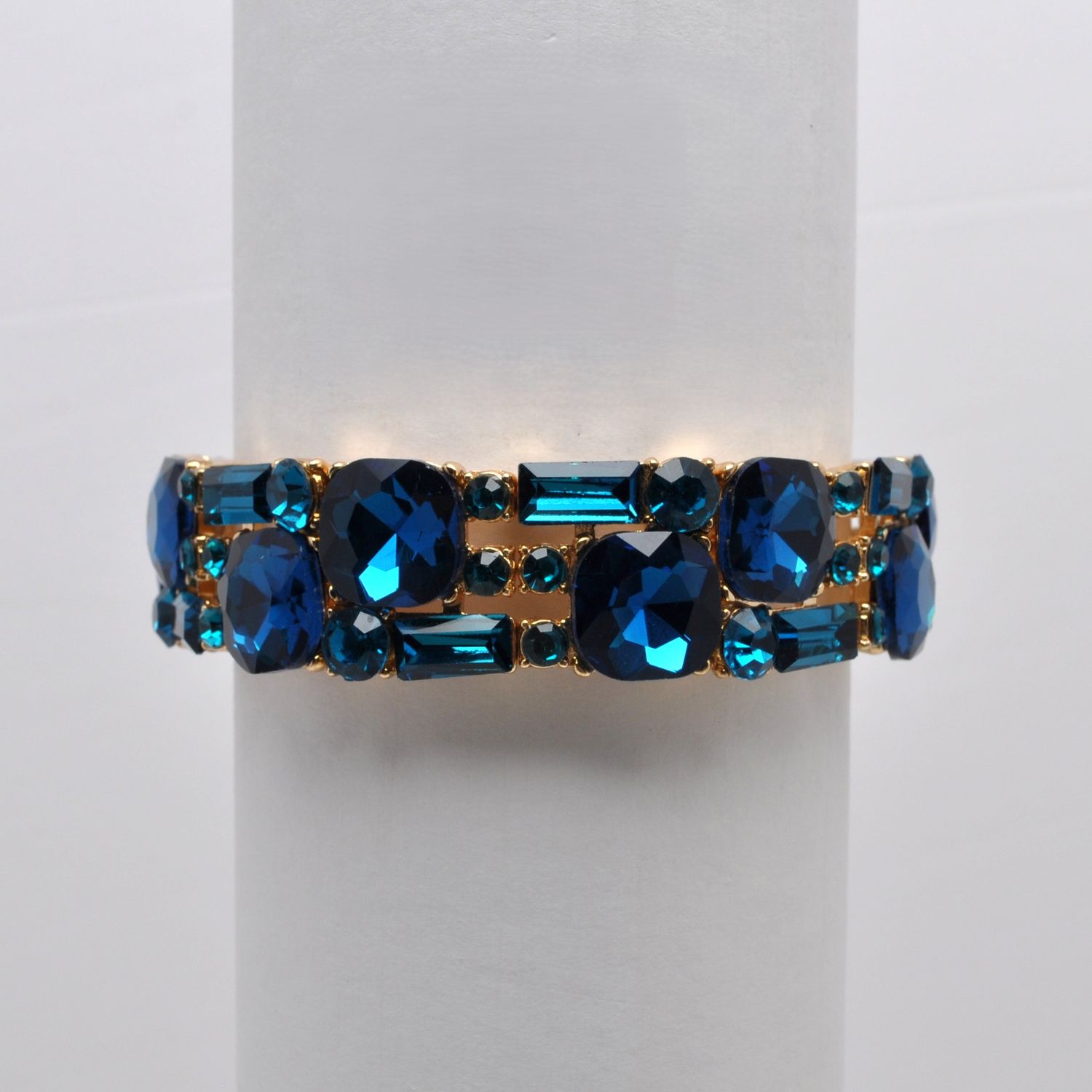 QQ3640B25G  BZ/G  MULTI RECT SHAPES STONE BRCLT