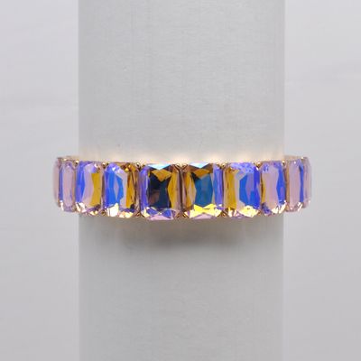 QQ3474B29G VT-LT/G  SML RECTANGLE STONE STRETCH BRCLT