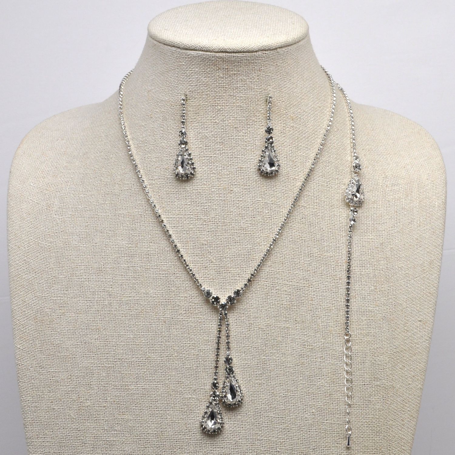 J18615S1S CRYS/S 2 TRDP DNGLS 3 PC NCK SET