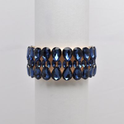 QQ3151B8G NAVY/G TWO ROW PEAR/MARQ SHP BRACE