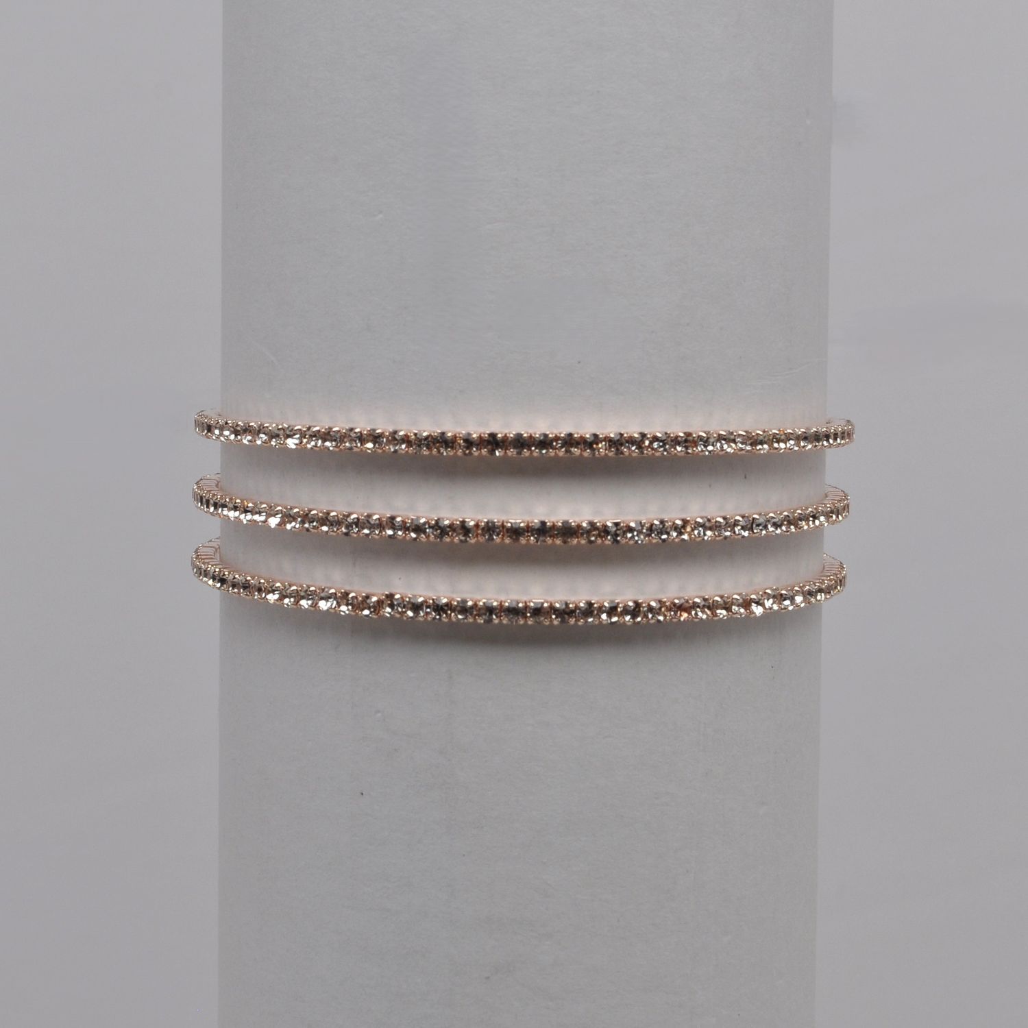 J83358B1RG CRY/RG THREE ROW CRYSTAL BRAC