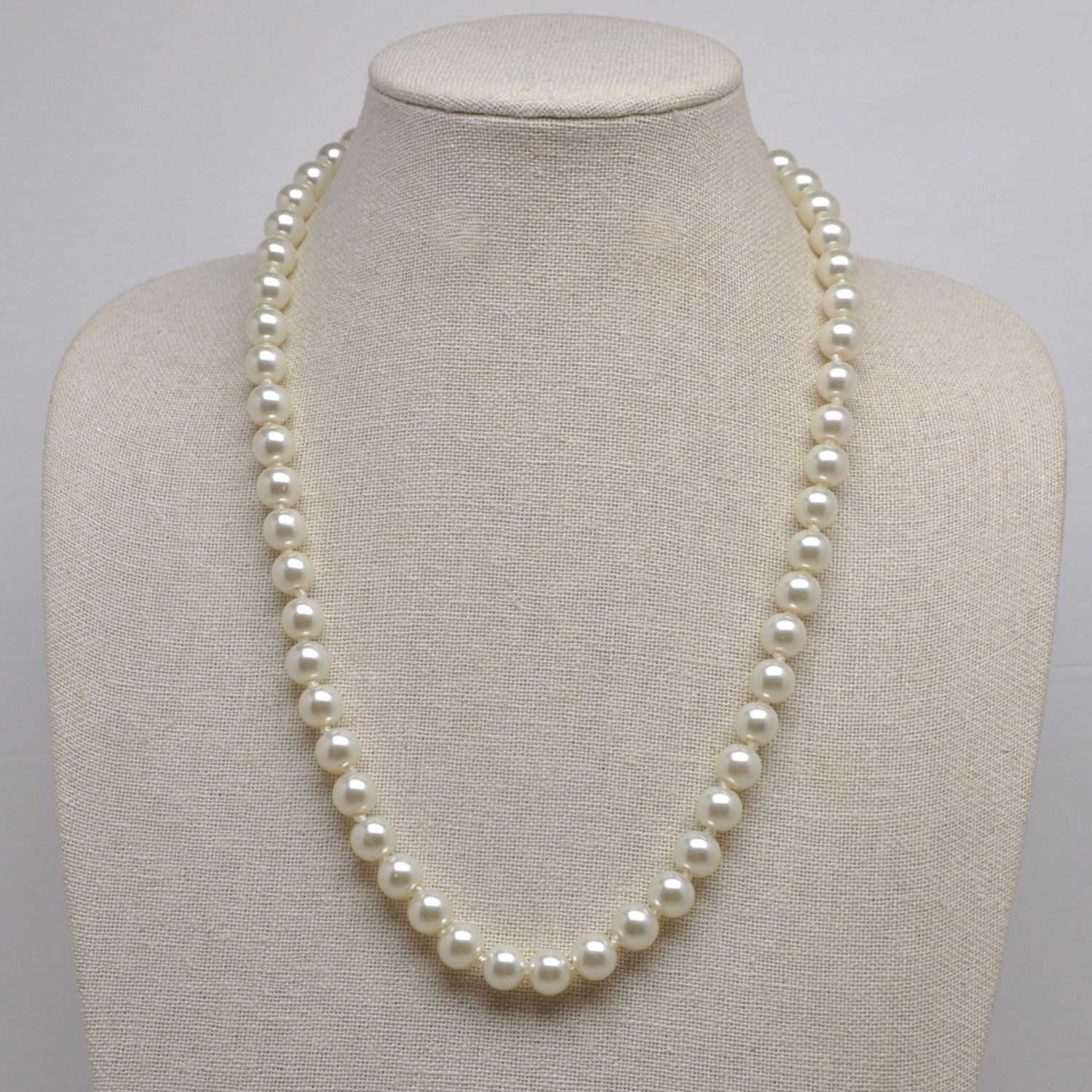 CJ2410N40 PRL 24"+3" 10MM MLT PRL  NECKLACE