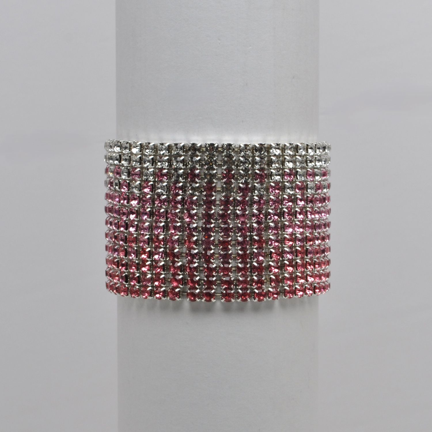 LB0887B33S1 LT ROSE/S TWELVE ROW STRETCH BRAC