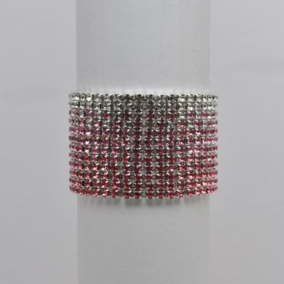 LB0887B33S1 LT ROSE/S TWELVE ROW STRETCH BRAC