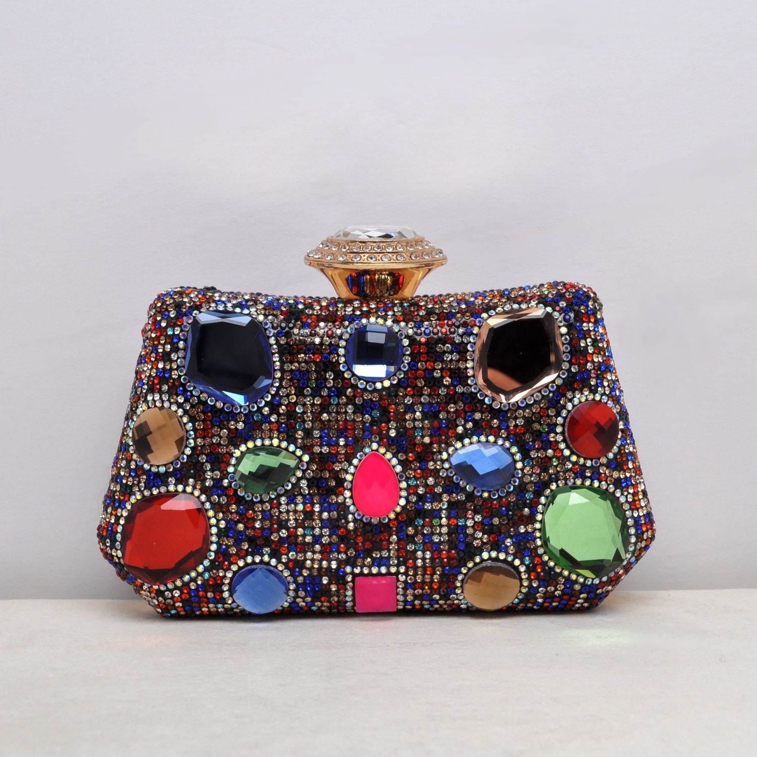 HF640C66 MULT BEJEWELED SHP W' JUMBO CRYS PURS