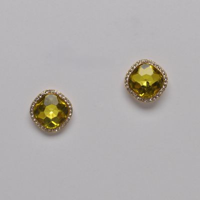 CJ580E31G LEMON-YEL/G MEDIUM SQUR STN EAR