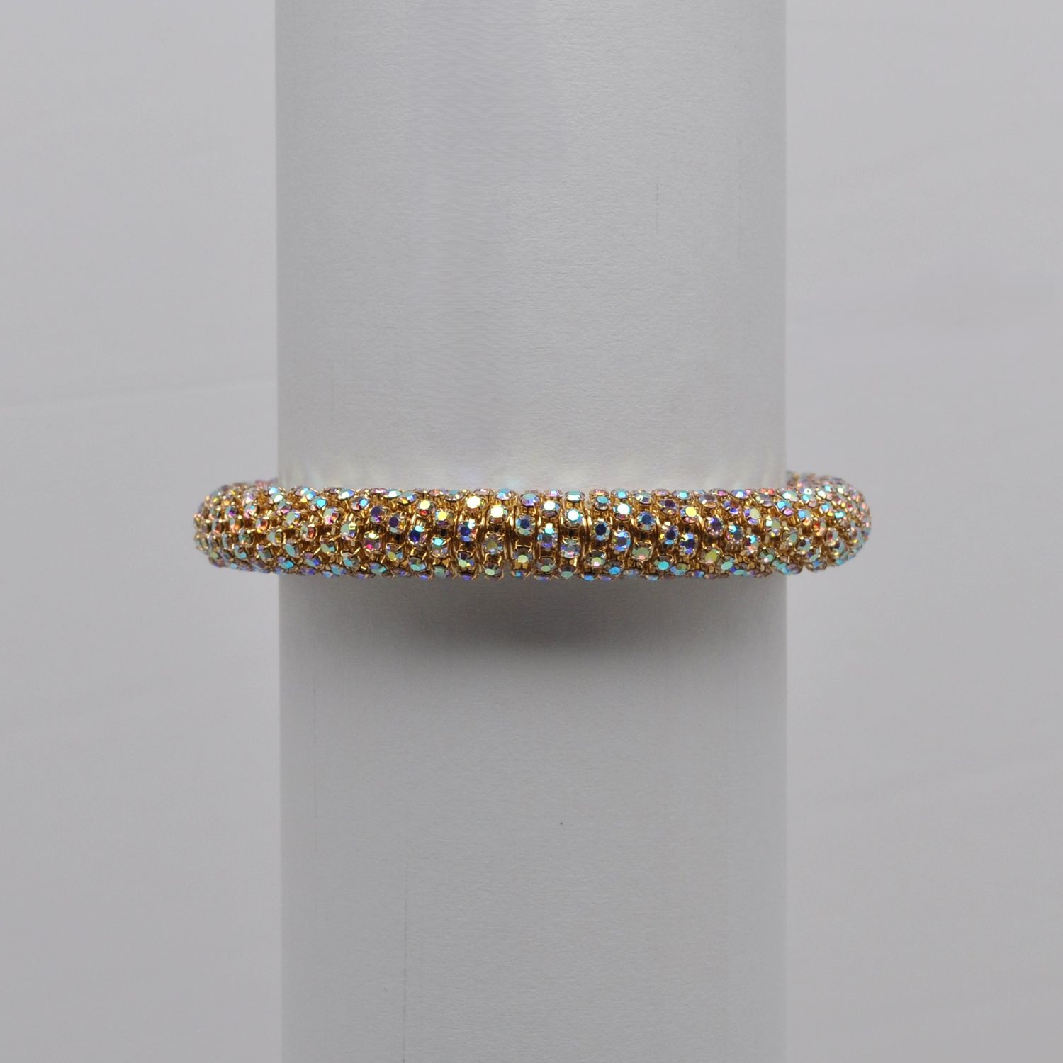 J84562B3G AB/GLD 10MM STRETCH TUBE BRAC
