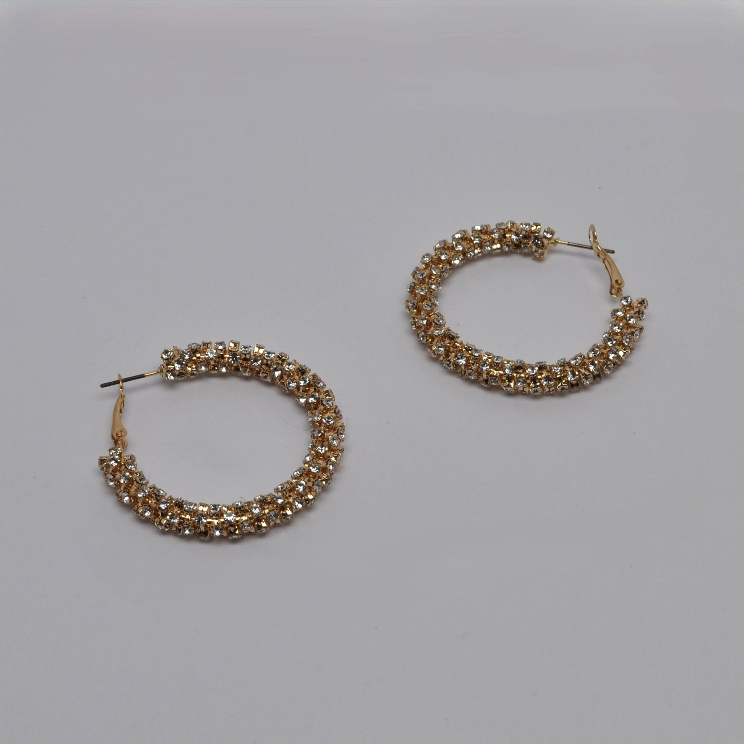 J28912E1G CLR/G 45MM TUBE HOOP EAR