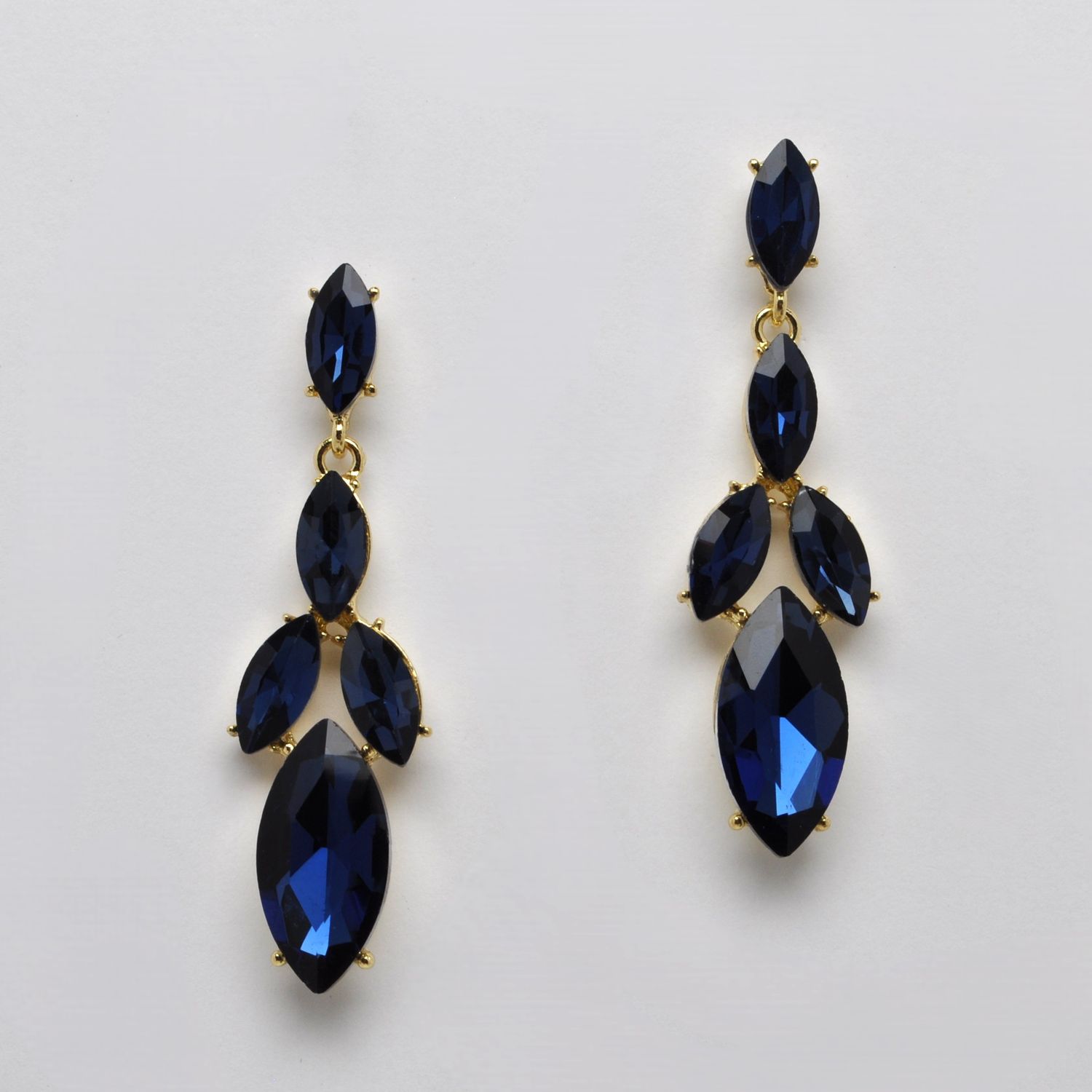 SI2503E8G NAVY/G MRQ  STNS LEAVS DNGL EAR