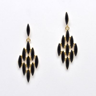 SI2505E2G JET/G POINTD ENDS MRQU SHAPE EAR