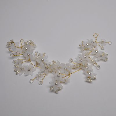 HJ6317H40G PRL/S SML FLWRS WIRE HDBND