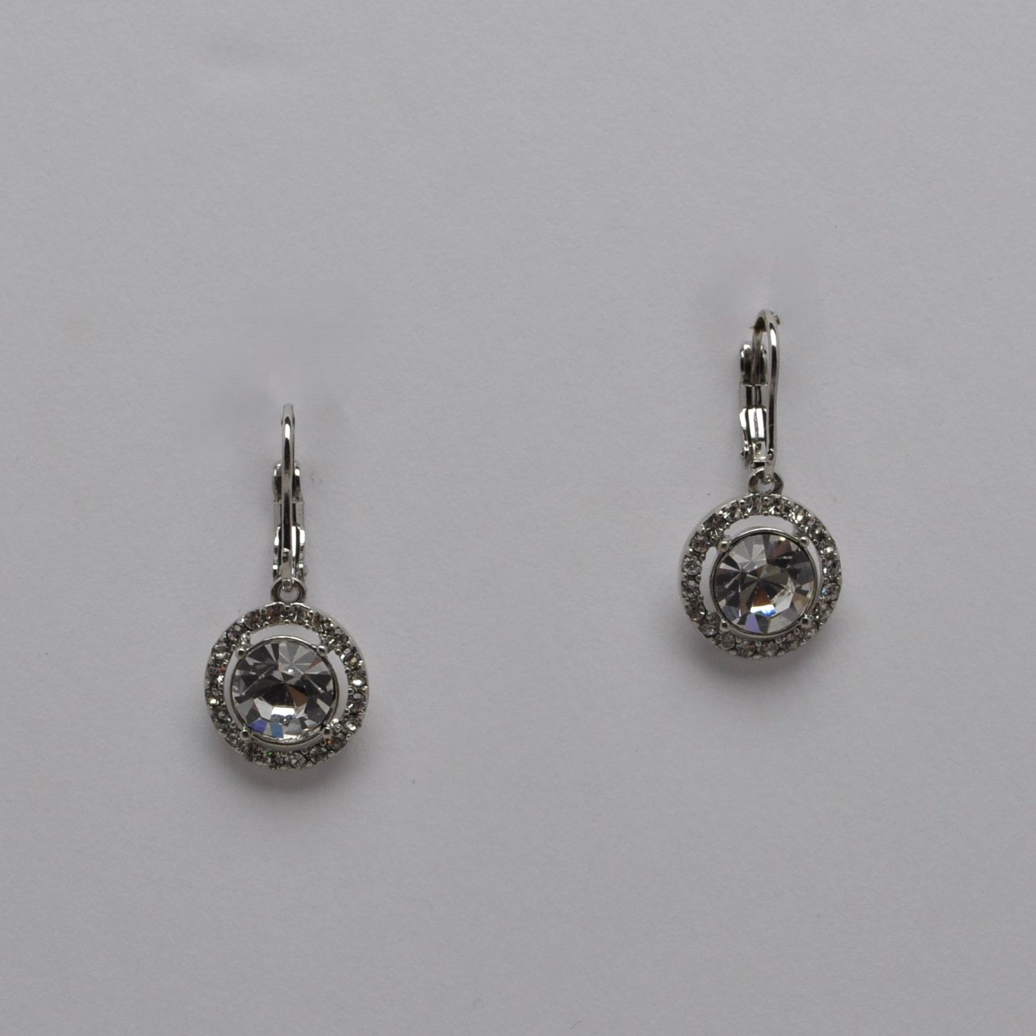 J28967E1S CRY/SIL RONDELLE CRY EURO WIRE EAR