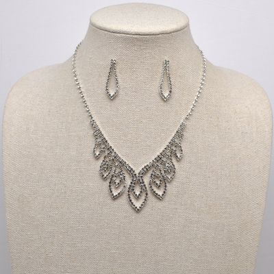 CJ2005S1S CLR/S SML STNS FLAME-LK NK SET