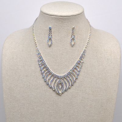 CJ2011S3S AB/S OPEN SCALLOP STYLE BIB NECK SET