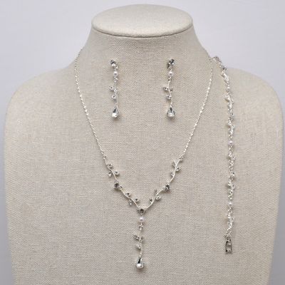 J70647S39S1 CLR/PRL/S BRANCH FLW/LV SHP SET