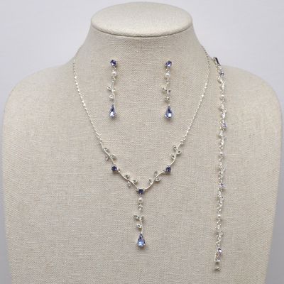 J70647S19S39 LT-AMY/PRL/S BRANCH FLW/LV SHP SET