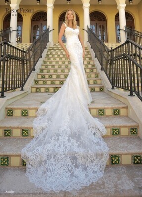Ainsley Wedding Dress by Randy Fenoli UK14