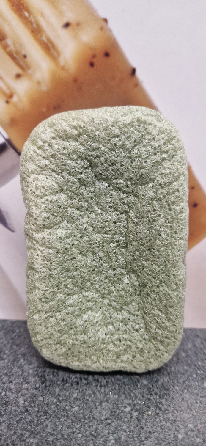 Éponge Konjac Corps Thé vert