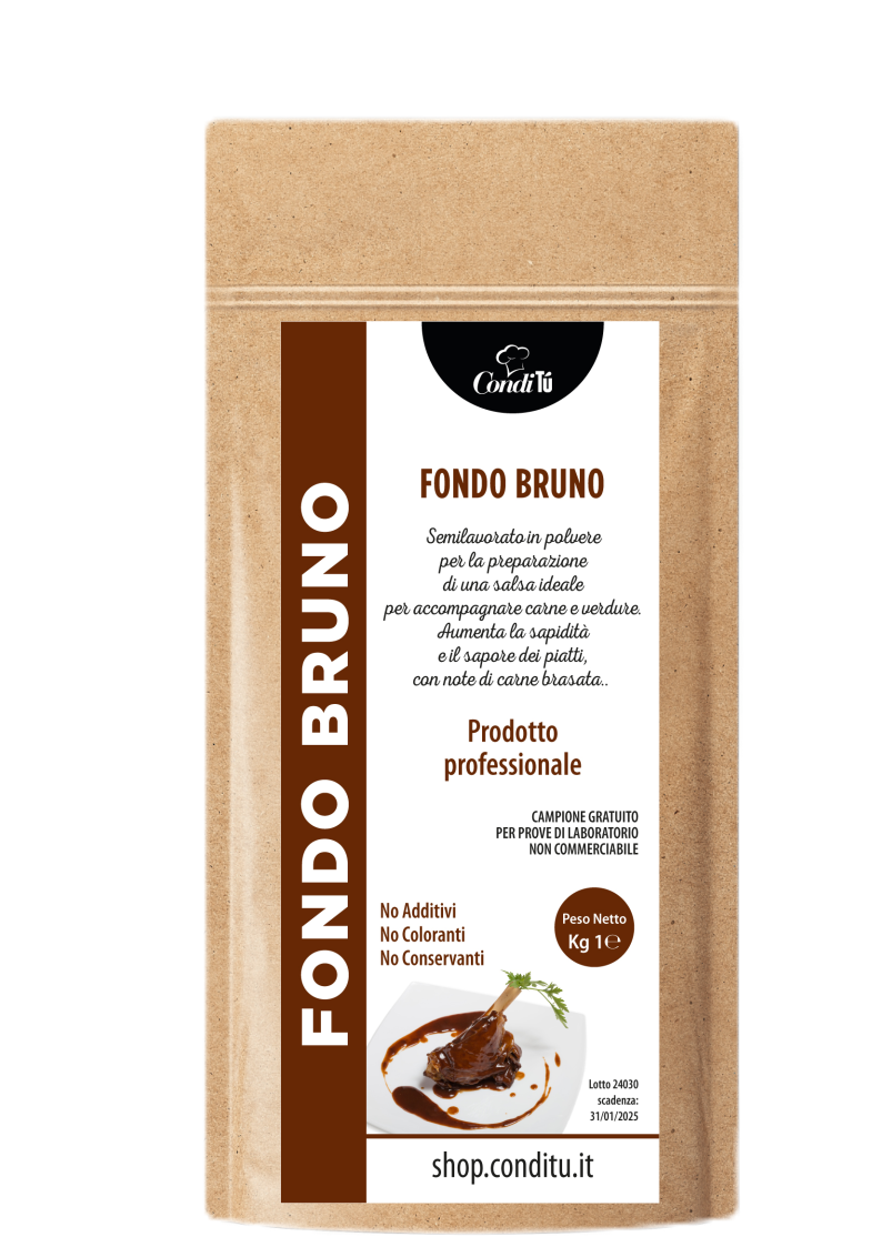 Natural powder preparation for classic broth