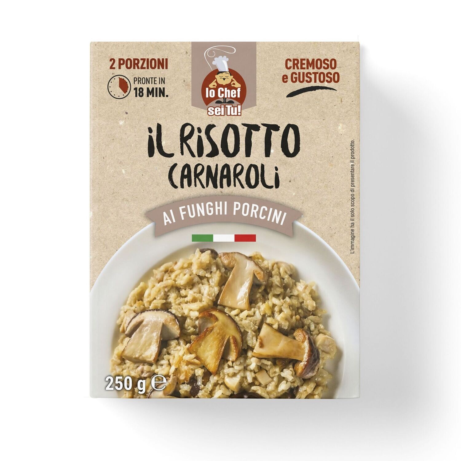 Risotto dry ai Funghi Porcini 250g Ct cda 6 astucci