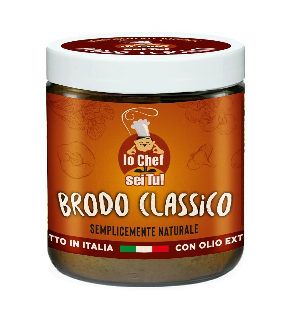 Classic Natural Broth with Extraveirgin Olive Oil   Box 12 jars of 300 g