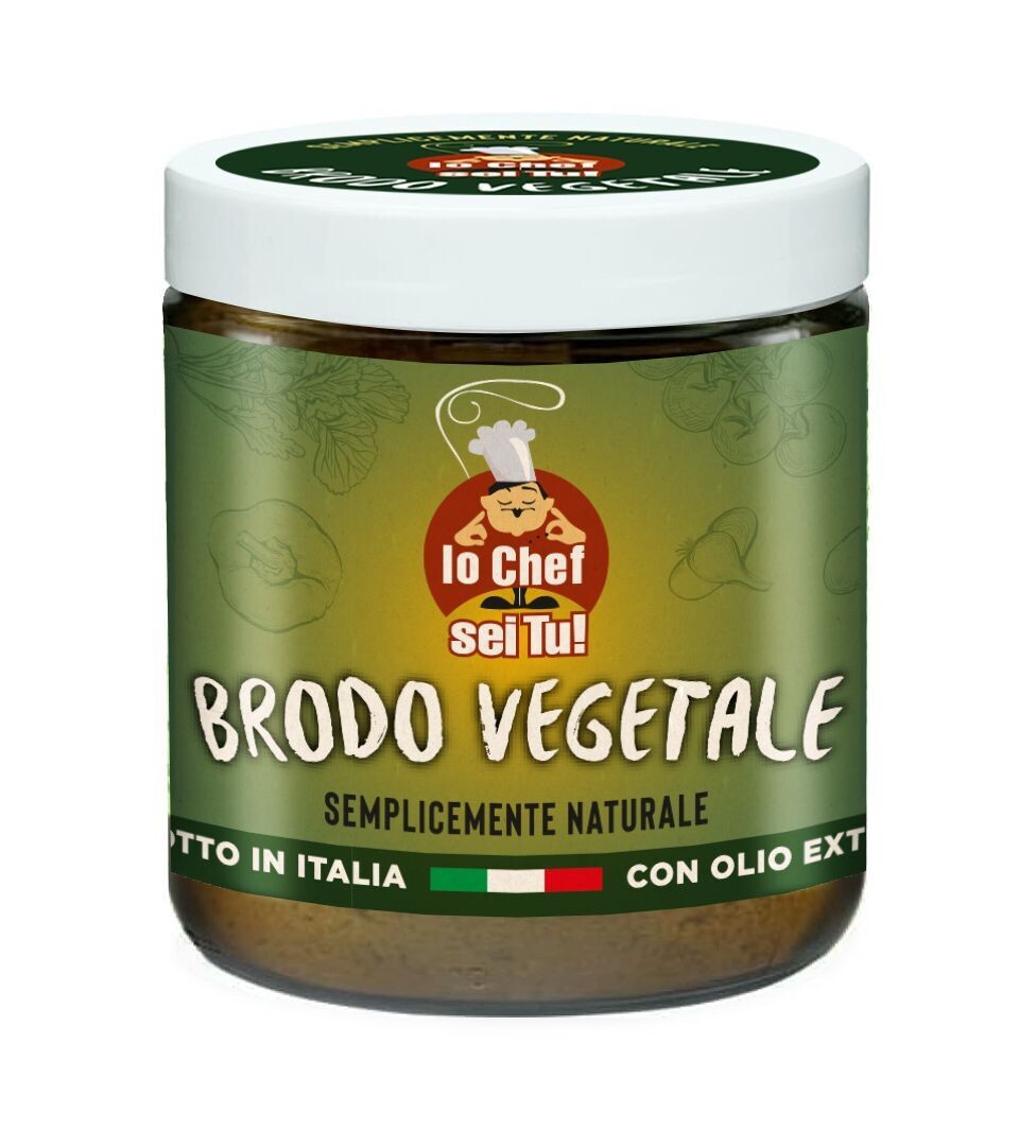 Natural Vegetable broth in cream. Box 12 jars of 300 g
