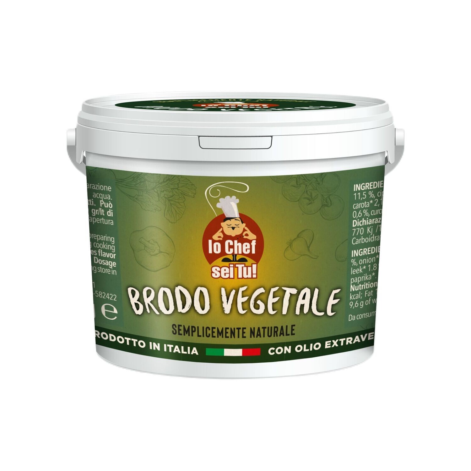 Brodo vegetale naturale in crema  CT  2 vasi da 2,5 kg cad.