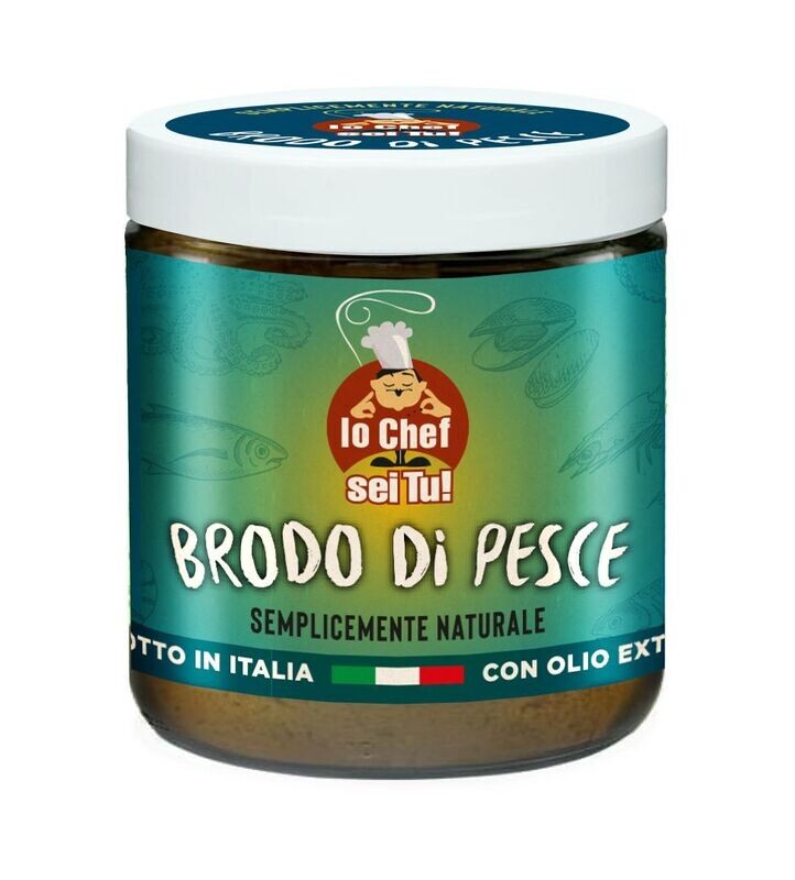Brodo di Pesce naturale in crema  Cartone da 12 vasetti da 300 g