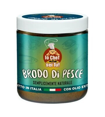Brodo di Pesce naturale in crema  Cartone da 12 vasetti da 300 g