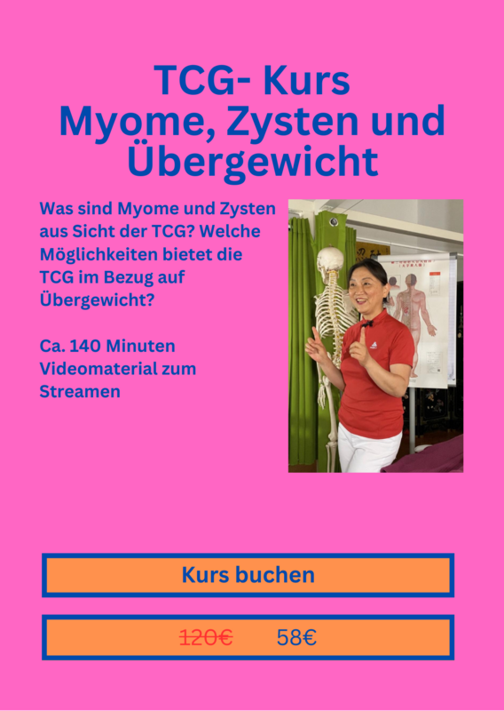 TCG- Kurs Myome, Zysten und Übergewicht TCG- Kurs Myome, Zysten und Übergewicht