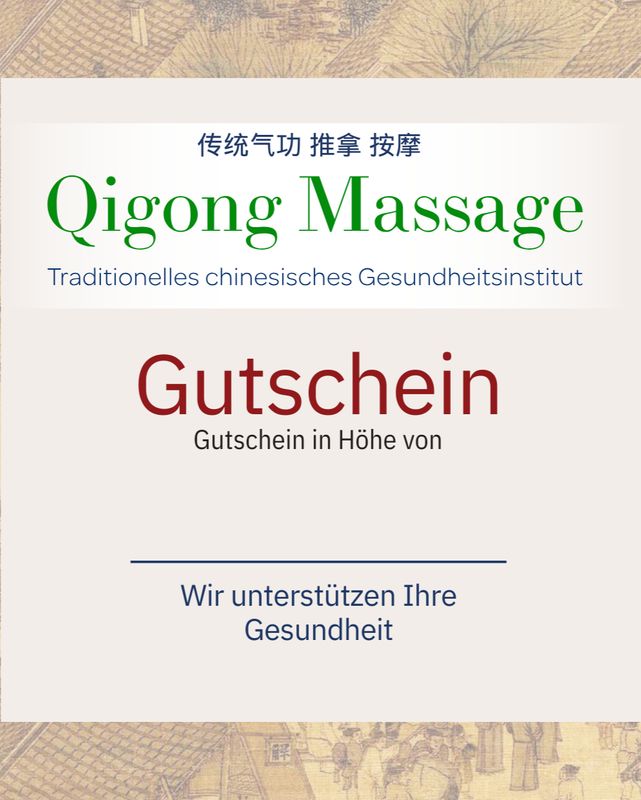 Gesundheit schenken – mit einem Gutschein vom Liudao Gesundheitszentrum