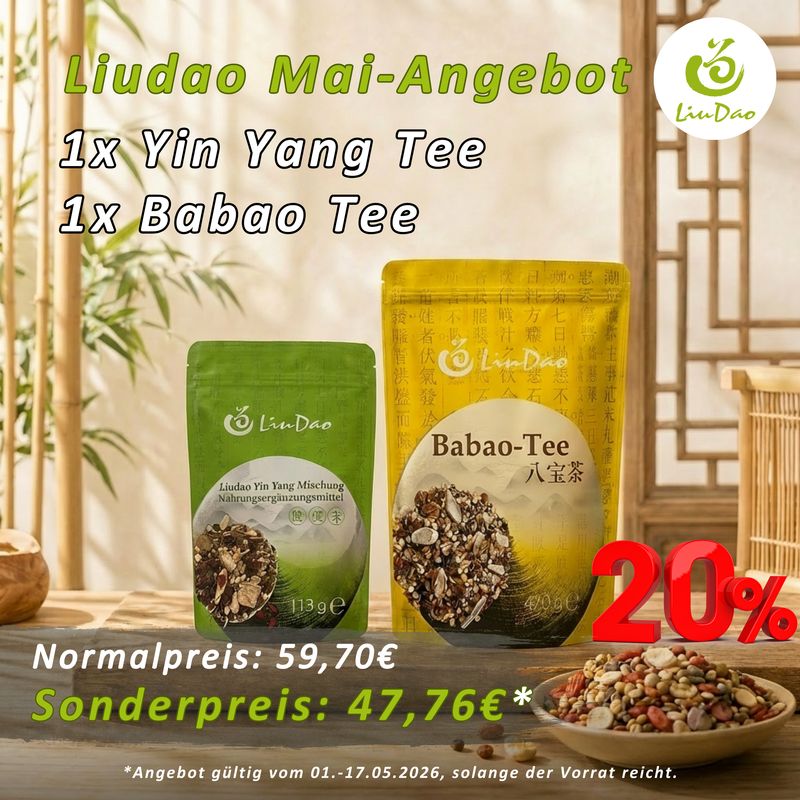 Liudao Yin Yang & Babao Tee Set – 20 % Vorteil