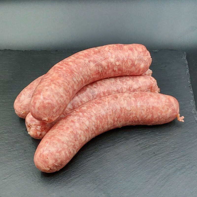 Saucisse nature - 17,30€/kg