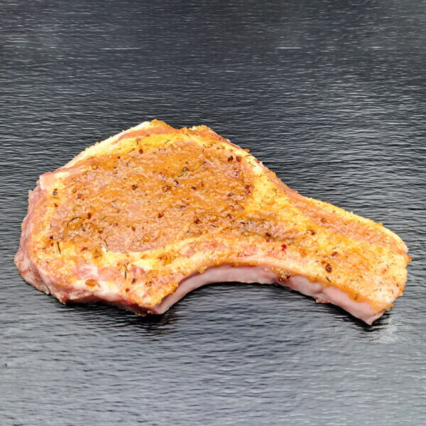 Côte de porc Filet Thym Citron (Surgelé) - 18,40€/kg