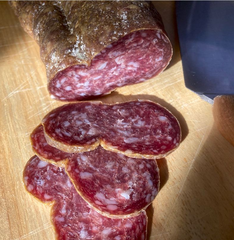 Planche de charcuterie de la ferme - 5,50€ par pers. - Mini. 10 personnes Planche de charcuterie de la ferme - 5,50€ par pers. - Mini. 10 personnes