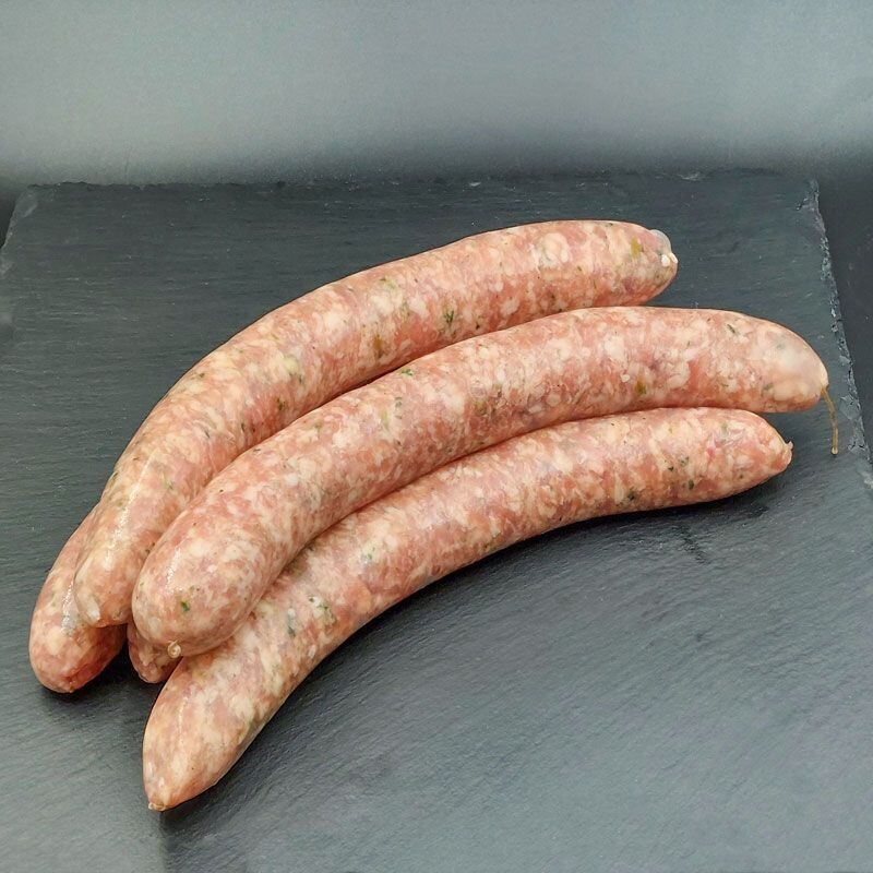 Chipolatas aux herbes - 18,50€/kg Chipolatas aux herbes - 18,50€/kg