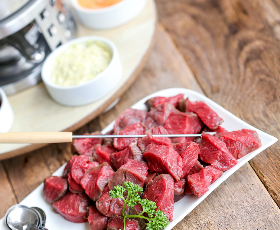 Viande à fondue - 29,20€/kg Viande à fondue - 29,20€/kg