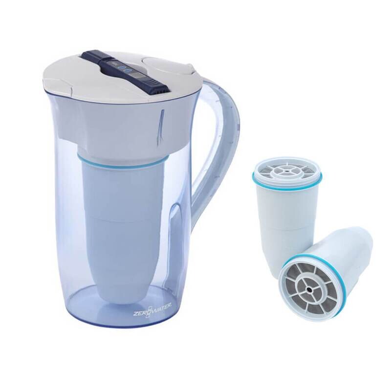 Combi-box: 2.4 Liter Waterkan (rond) incl. 3 filters