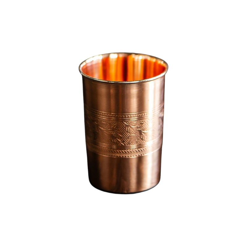 Koperen drinkbeker met print