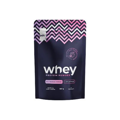 Puls Nutrition Whey Protein Pink Coconut (350g) - Laag lactose Puls Nutrition Whey Protein Pink Coconut (350g) - Laag lactose